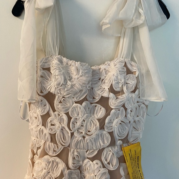 NWT Bronx and Banco Sabrina White Midi Dress Size AU 8/US 4 - Picture 6 of 16